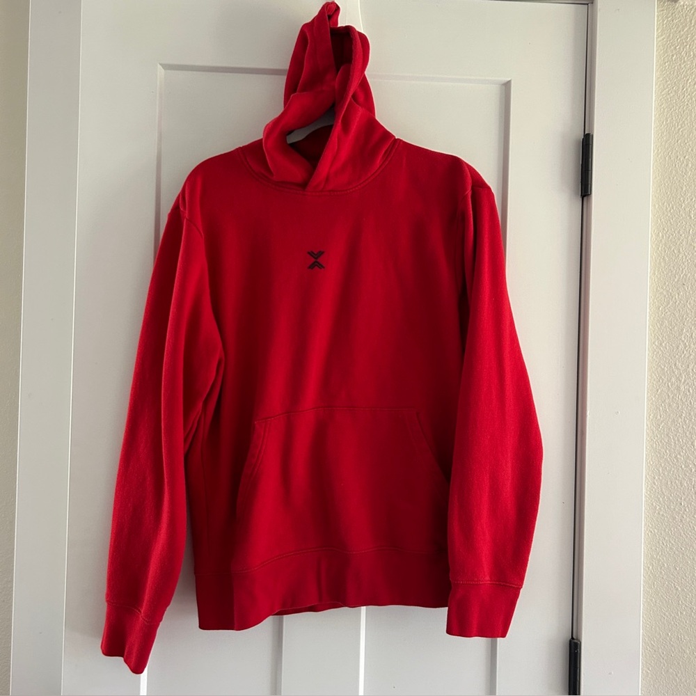 Xersion Hooded Sweatshirt, Red, Size Medium - Picture 2 of 5